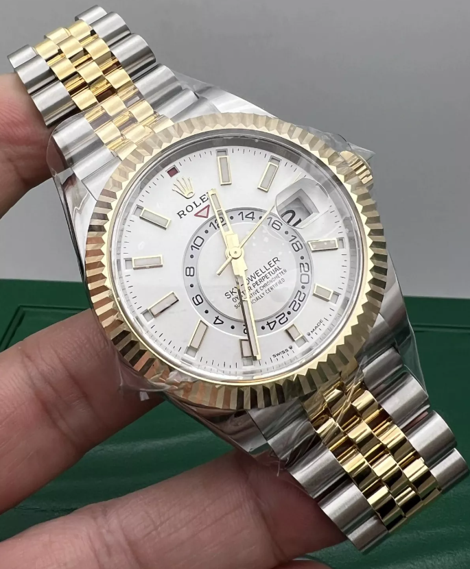 Rolex Sky-Dweller Gold White Jubilee