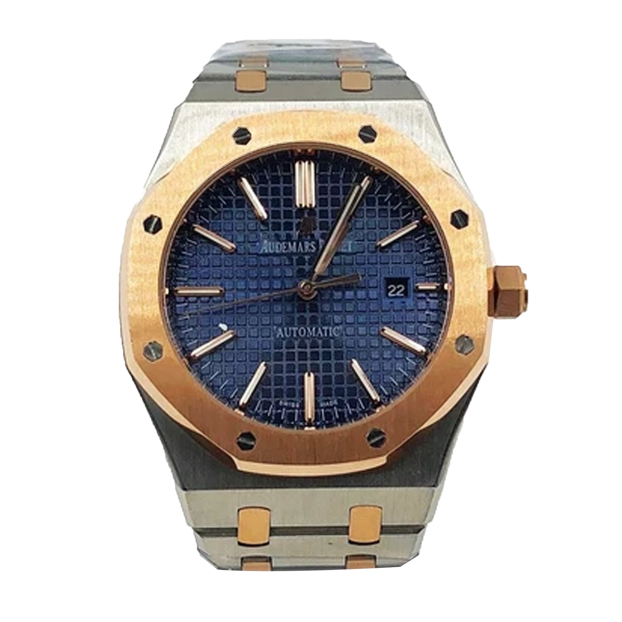Audemars Piguet Royal Oak Two tone Blue Dial