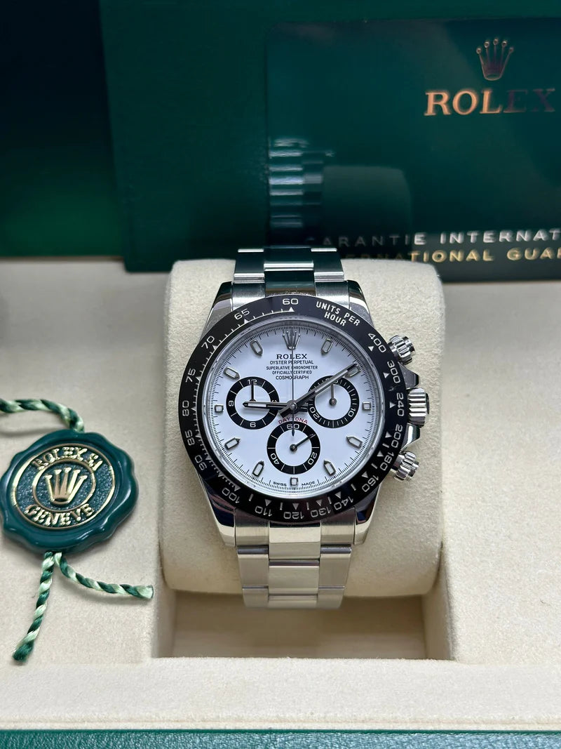 Rolex Cosmograph Daytona 40mm Ceramic Bezel White "Panda"