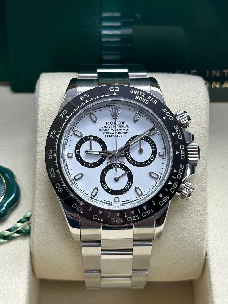 Rolex Cosmograph Daytona 40mm Ceramic Bezel White "Panda"