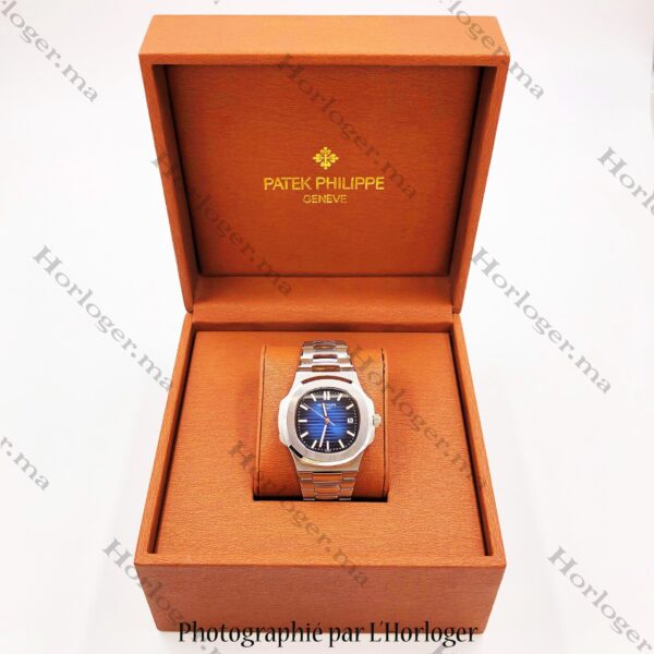 Patek Philippe Silver Blue Dial