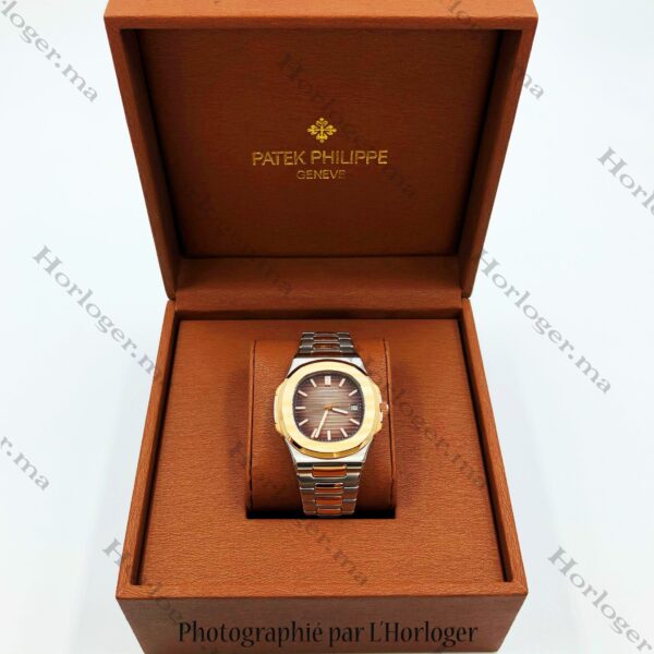 Patek Philippe A384EAP Rosegold Silver Brown Dial