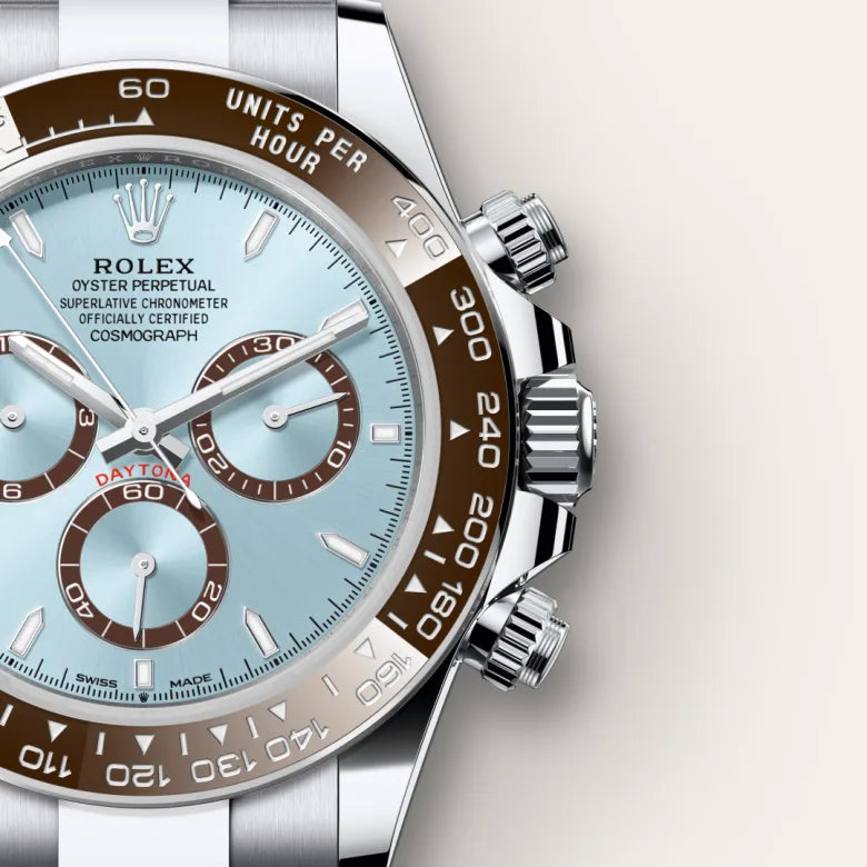 Rolex Daytona Platinum Ice Blue Transparent