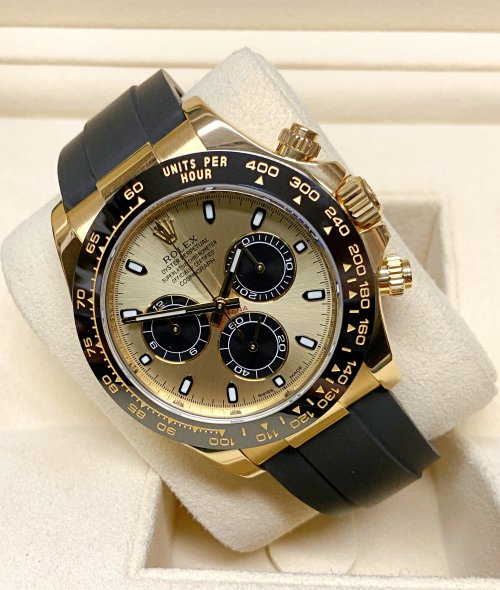 Rolex Daytona Yellow Gold Golden Black Dial