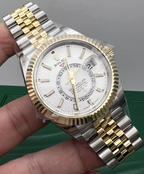 Rolex Sky-Dweller Gold White Jubilee