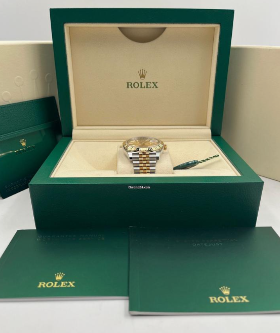 Rolex Datejust Two Tone Champagne