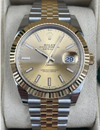Rolex Datejust Two Tone Champagne