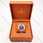 Patek Philippe Silver Blue Dial