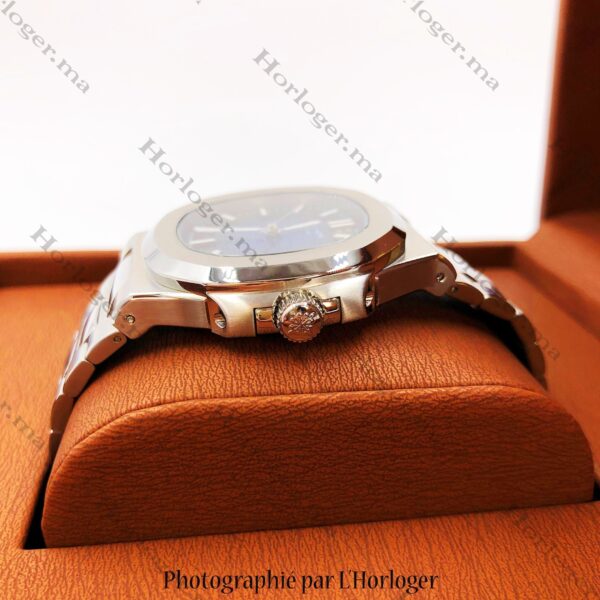 Patek Philippe Silver Blue Dial