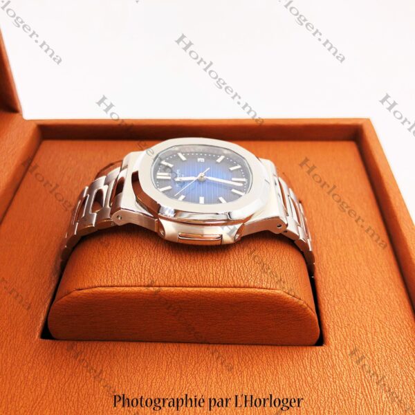 Patek Philippe Silver Blue Dial