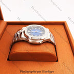 Patek Philippe Silver Blue Dial