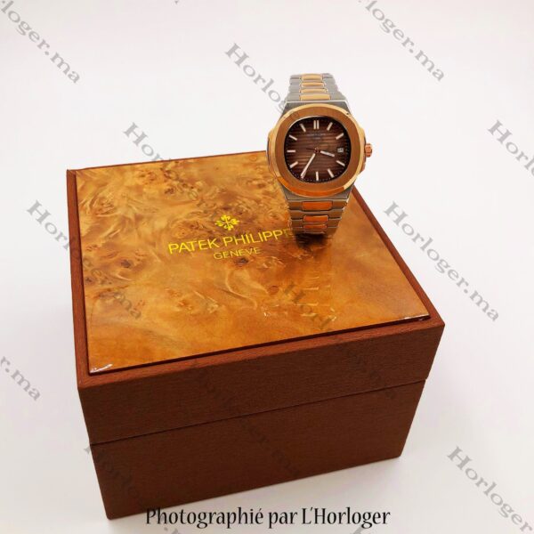 Patek Philippe A384EAP Rosegold Silver Brown Dial