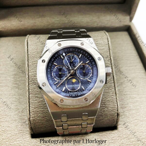 Audemars Piguet Quantième Perpétual Silver Blue dial