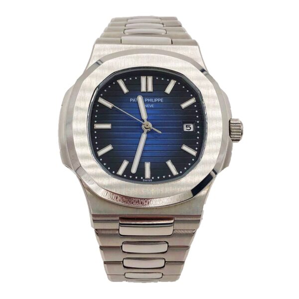Patek Philippe Silver Blue Dial