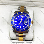 Rolex Submariner Golden silver Blue