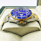 Rolex Submariner Golden silver Blue