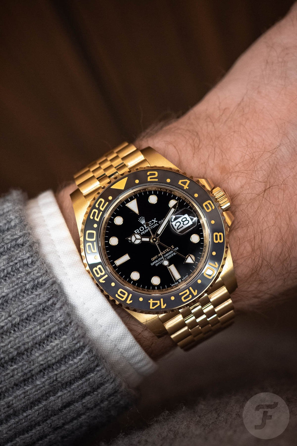Rolex GMT-Master II Two Tone FULL GOLD