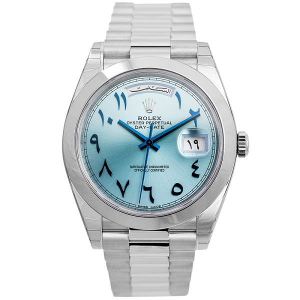 Rolex Day-date Ice blue Arabic Dial