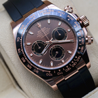 Rolex Daytona Rose Gold Chocolate & Black Dial