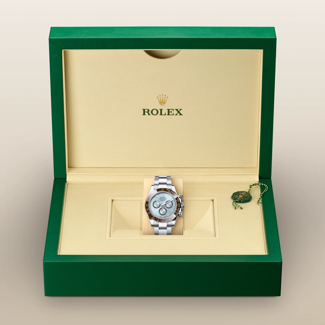 Rolex Daytona Platinum Ice Blue Transparent