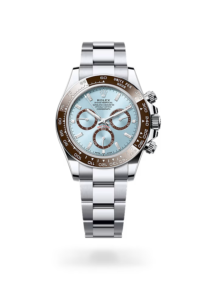 Rolex Daytona Platinum Ice Blue Transparent